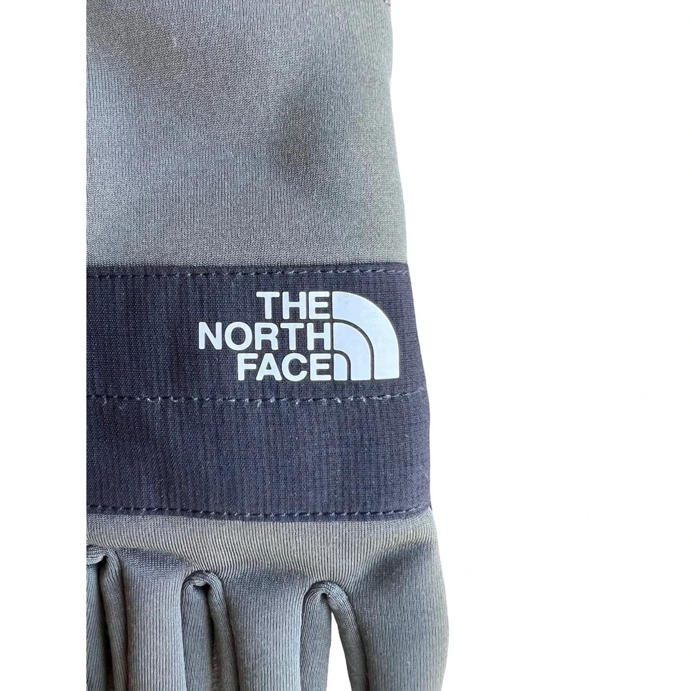 The North Face Kids Large Denali Etip Gloves Olive & Black Fleece-Lined Outdoors